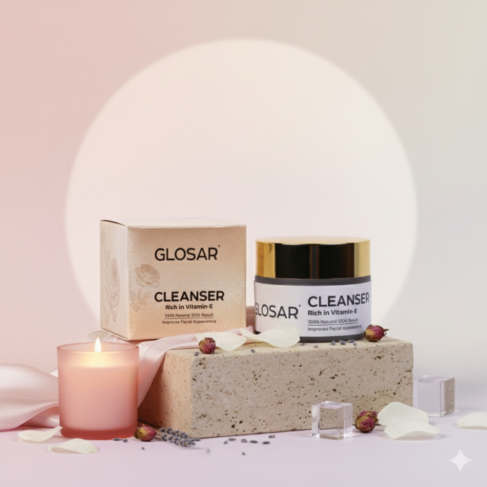 Glosar Herbal Cleanser, 100% Natural, Chemical & Paraben-Free, Suitable for all skin types – (40g)