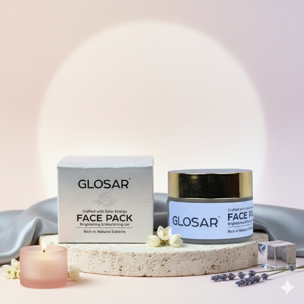 Glosar Herbal Face Pack – Avocado – Deep Moisturization, Brightens Skin, Anti-Aging – (35g)